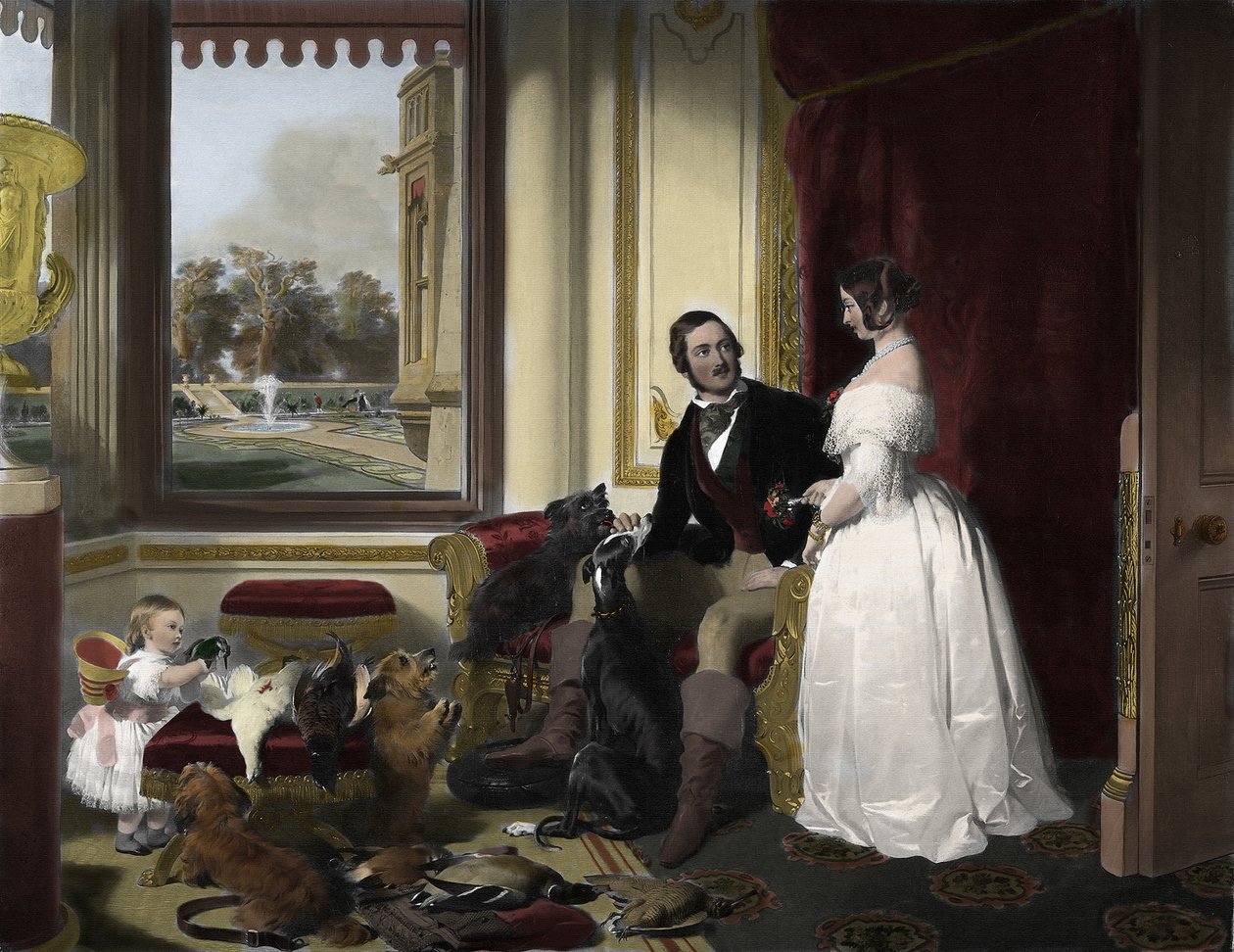 Hrad Windsor v moderní době od Edwin (after) Landseer