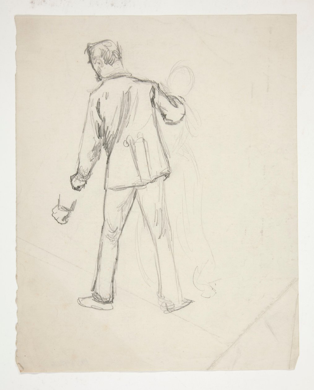 Mužská a ženská postava od Edwin Austin Abbey