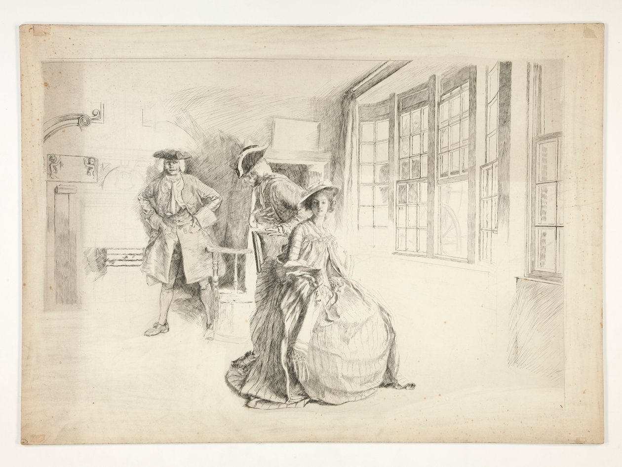 Nevítaný návštěvník od Edwin Austin Abbey