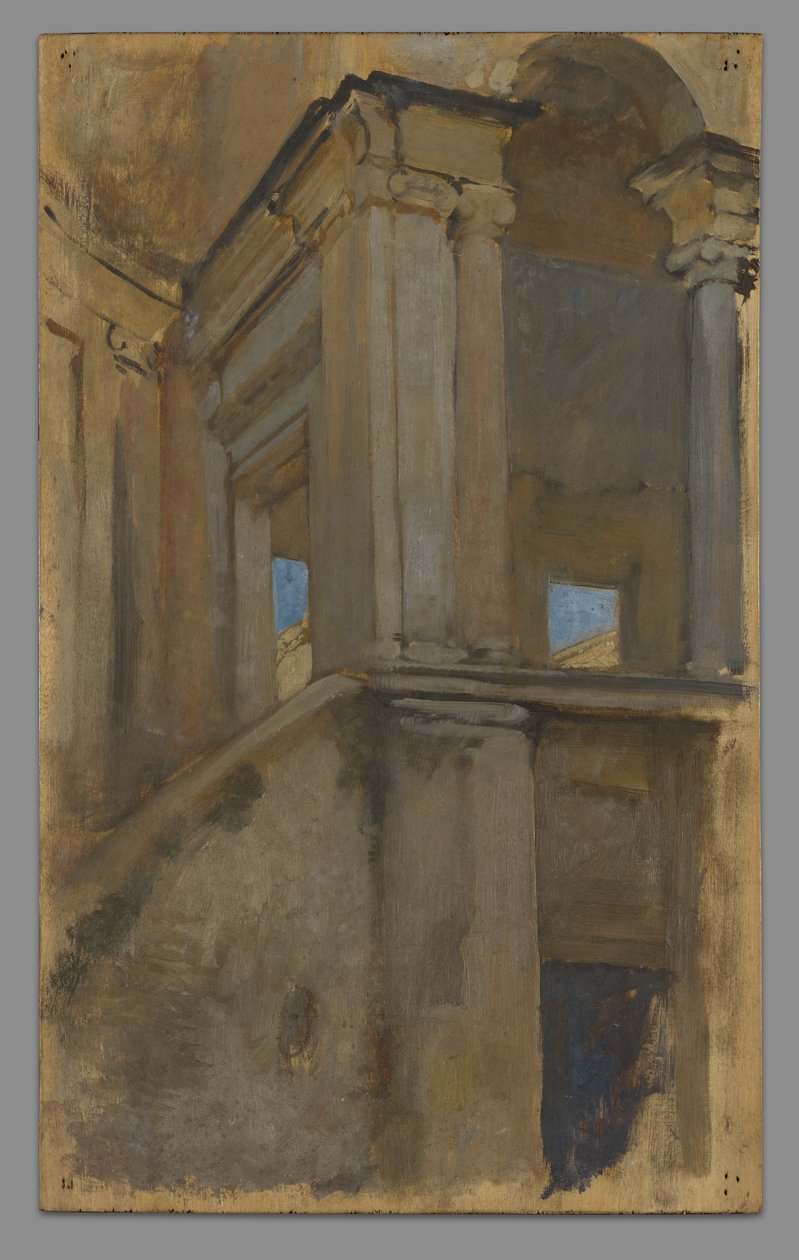 Architektonická studie od Edwin Austin Abbey