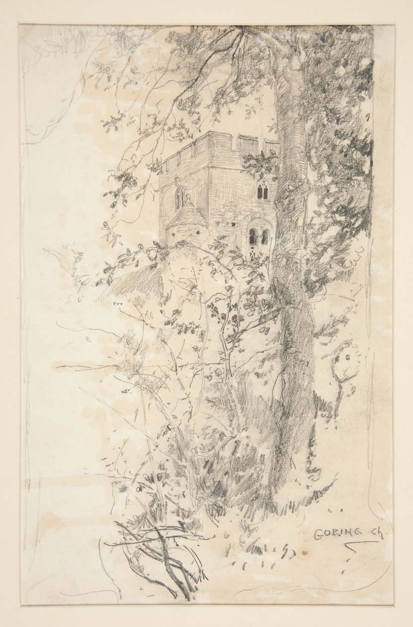 Architektonická studie: od Edwin Austin Abbey