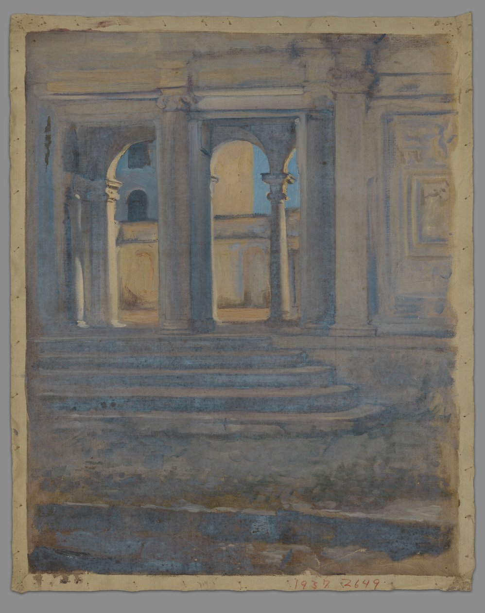 Architektonická studie od Edwin Austin Abbey