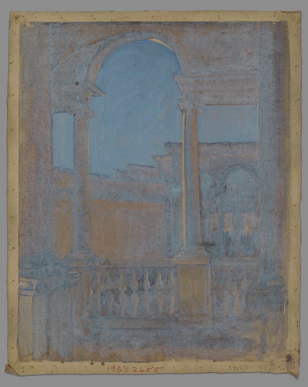 Architektonická studie od Edwin Austin Abbey