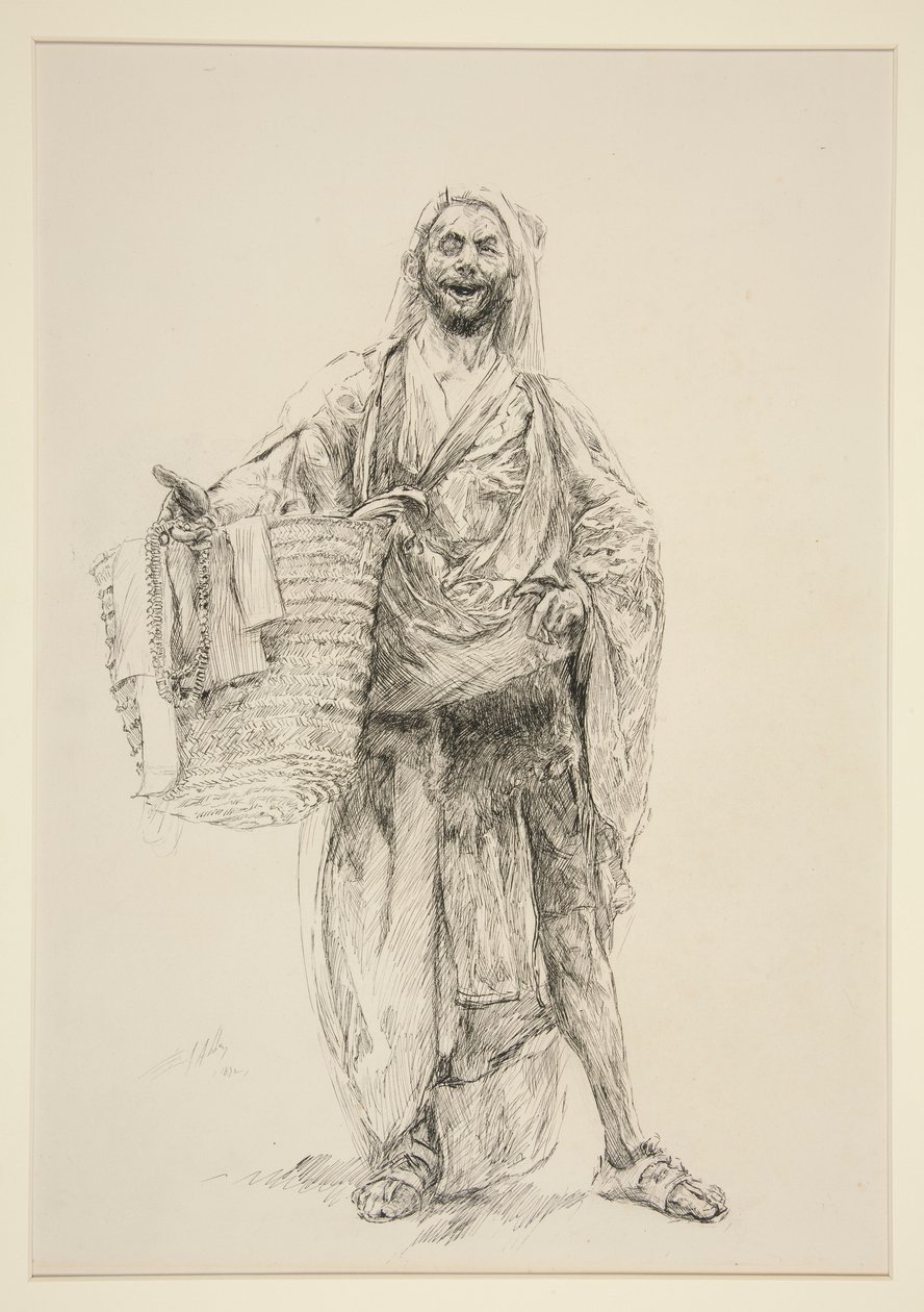 Autolycus, dějství IV, scéna ii, zima od Edwin Austin Abbey