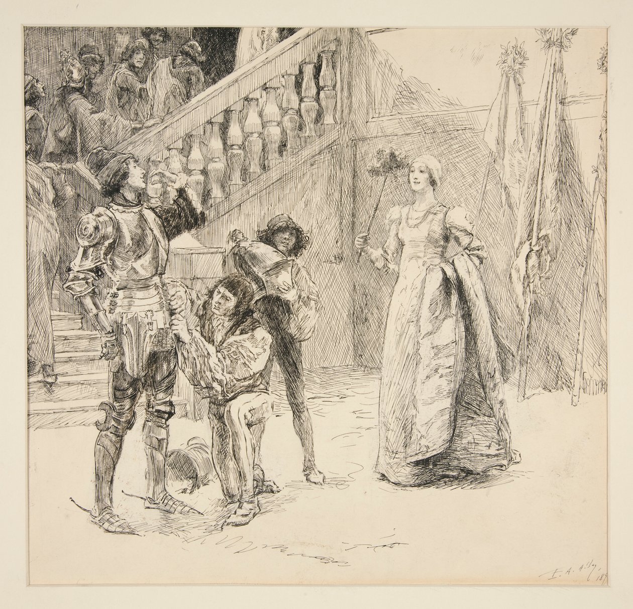 Benedick: od Edwin Austin Abbey
