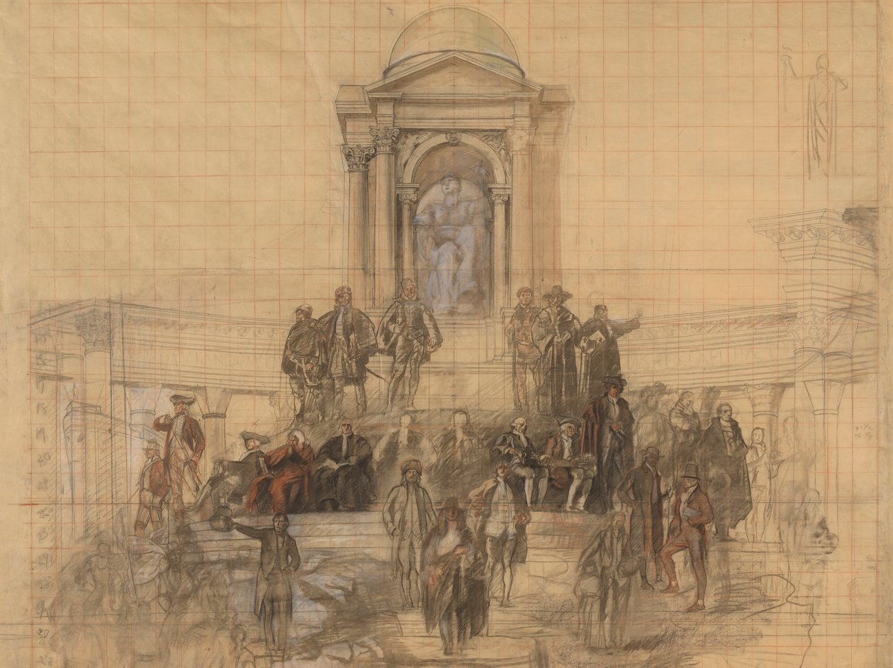 Karikatura pro od Edwin Austin Abbey