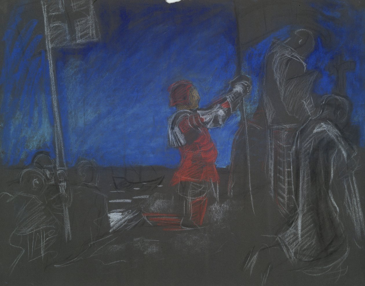 Kolumbus objevuje nový svět od Edwin Austin Abbey