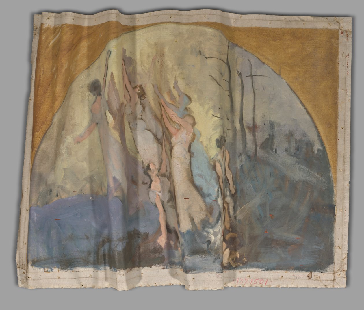 Compositional Study, pro The Spirit of Light, Rotunda, Pennsylvania State Capitol, Harrisburg od Edwin Austin Abbey