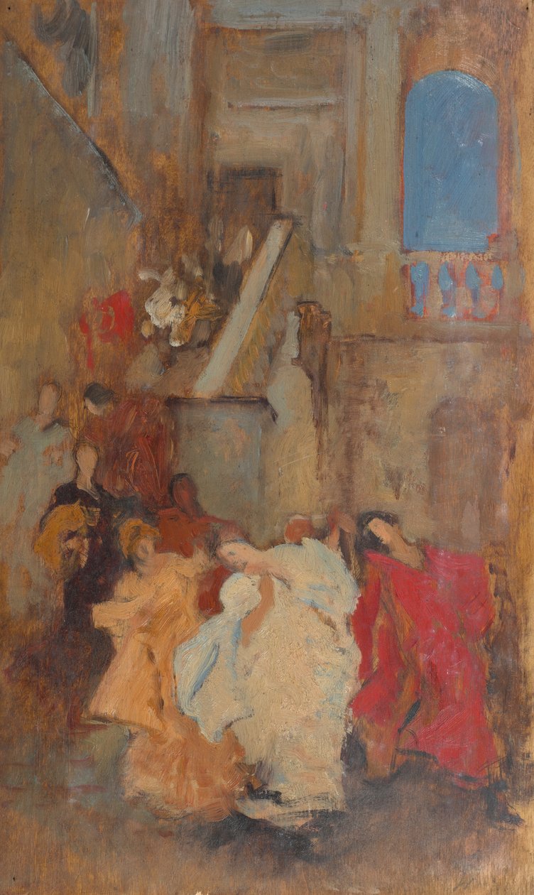 Compositional Study, případně pro A Measure od Edwin Austin Abbey