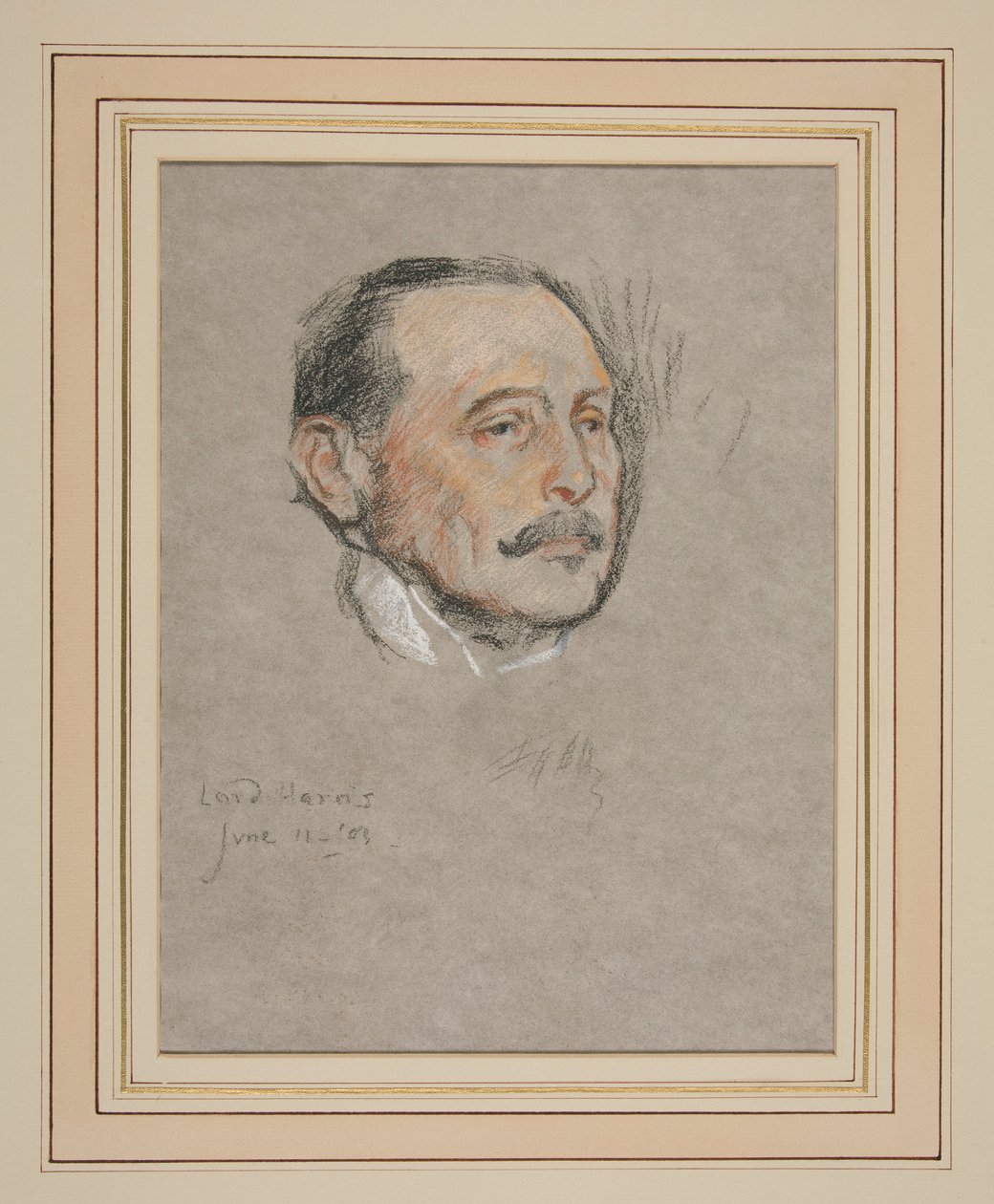 Korunovace Edwarda VII Portrét: George Canning Harris, baron od Edwin Austin Abbey