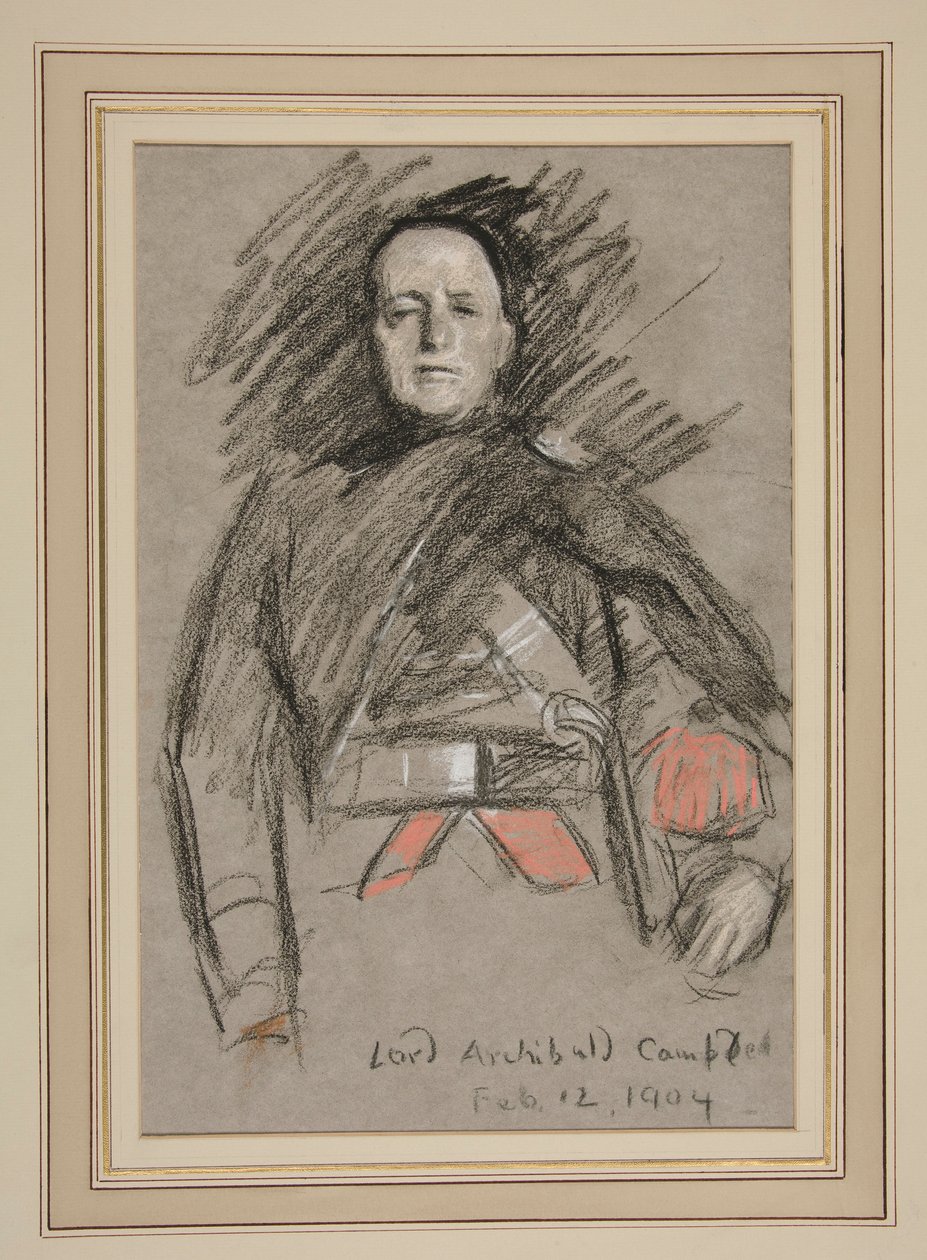 Portrét Korunovace Edwarda VII: Lord Archibald Campbell od Edwin Austin Abbey