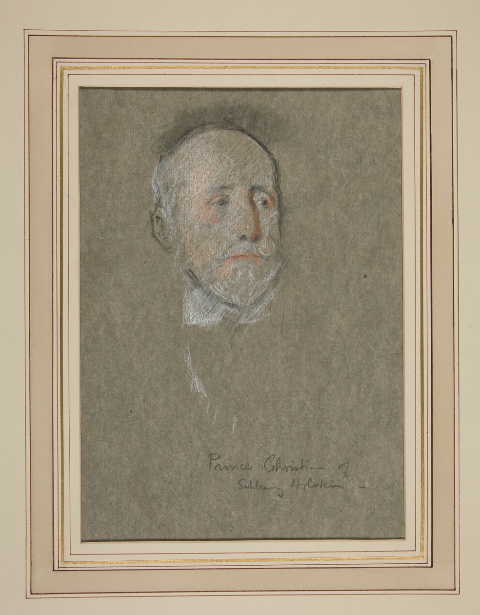 Korunovace Edwarda VII Portrét: Princ Christian ze Šlesvicka-Holštýnska od Edwin Austin Abbey