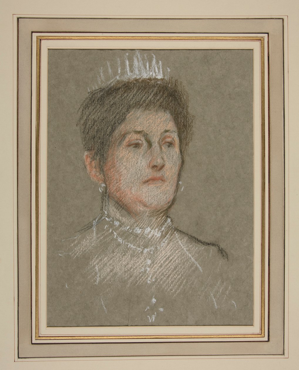 Portrét Korunovace Edwarda VII.: Princezna Beatrice z Battenbergu od Edwin Austin Abbey