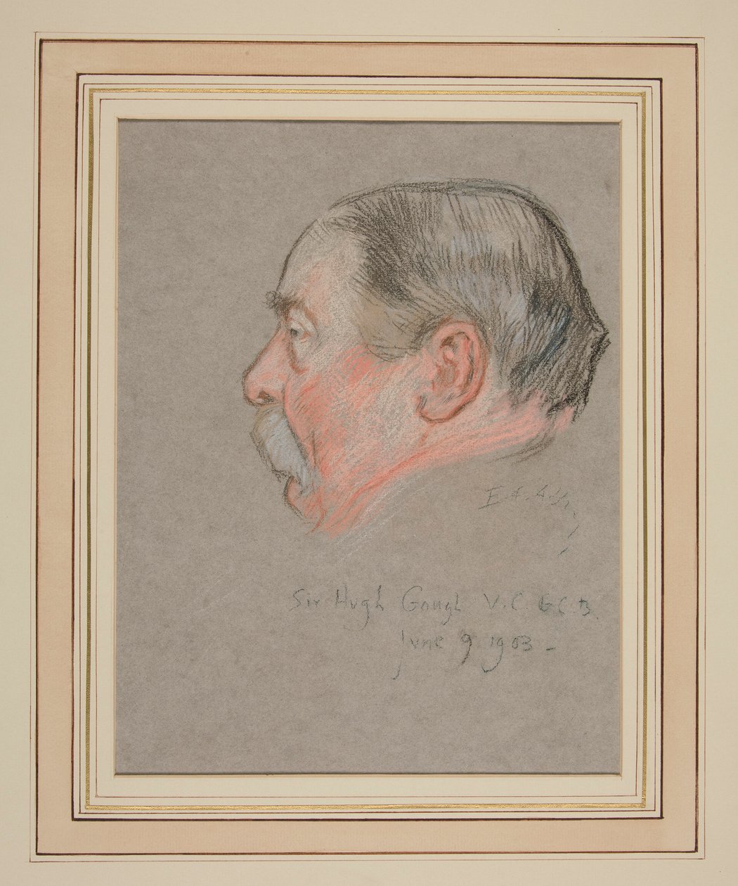 Portrét Korunovace Edwarda VII: Sir Hugh Henry Gough od Edwin Austin Abbey