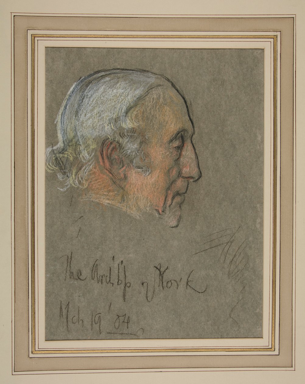 Korunovace Edwarda VII Portrét: William Dalrymple Maclagan, arcibiskup od Edwin Austin Abbey