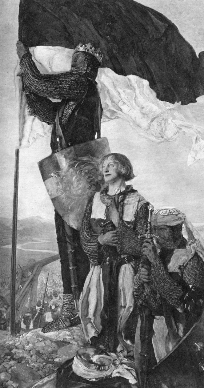 Crusaders Sighting Jerusalem, 1901. od Edwin Austin Abbey