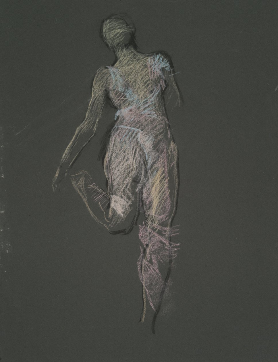 Raná figurální studie pro od Edwin Austin Abbey
