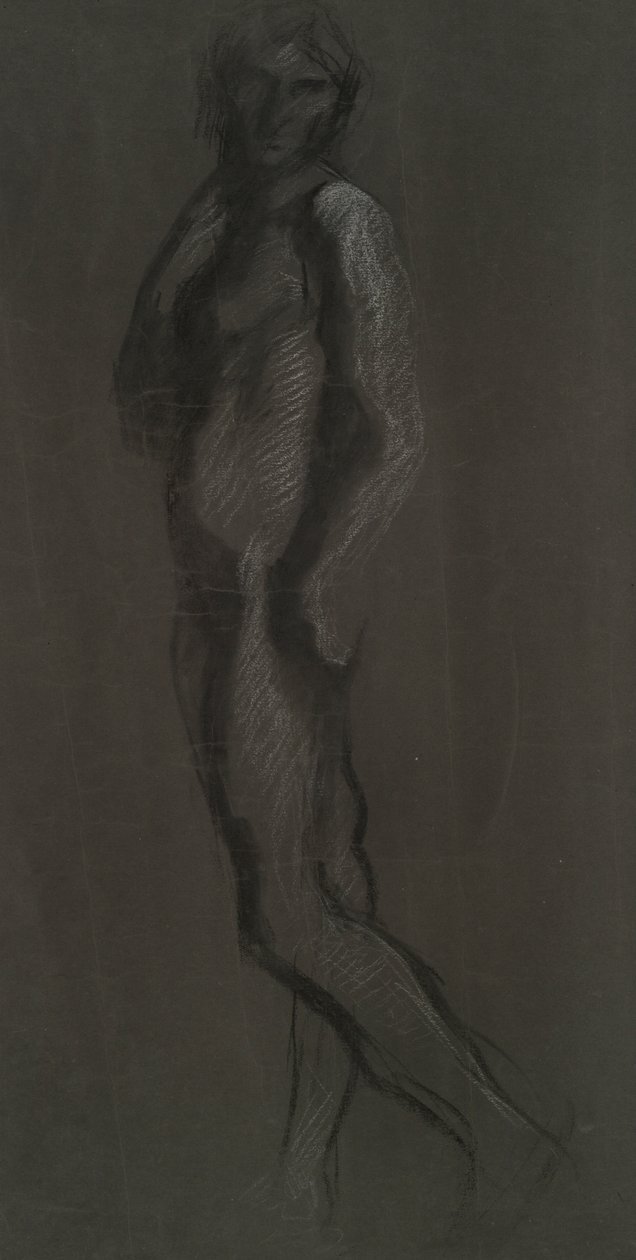 Raná figurální studie pro od Edwin Austin Abbey