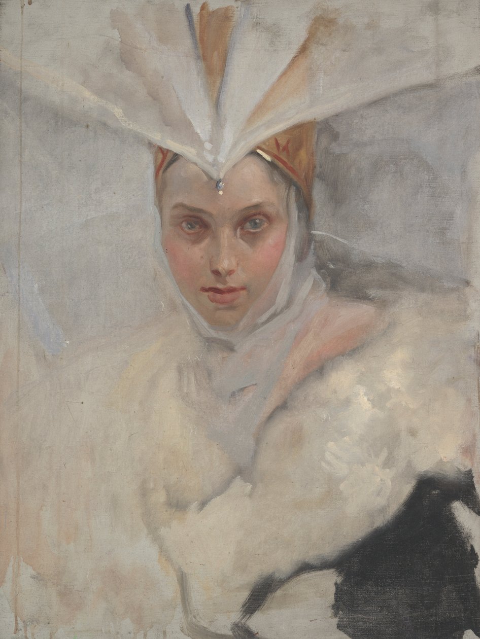 Obrázek Studie od Edwin Austin Abbey