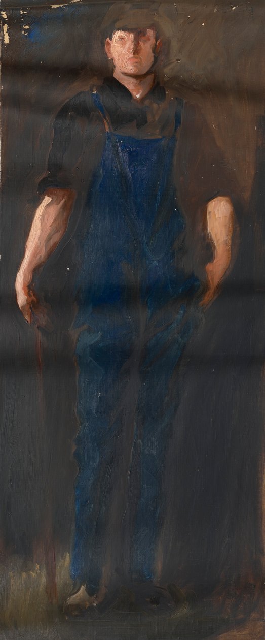 Figure Study, pro The Apotheosis of Pennsylvania, komora Sněmovny reprezentantů, Pennsylvania State Capitol, Harrisburg od Edwin Austin Abbey