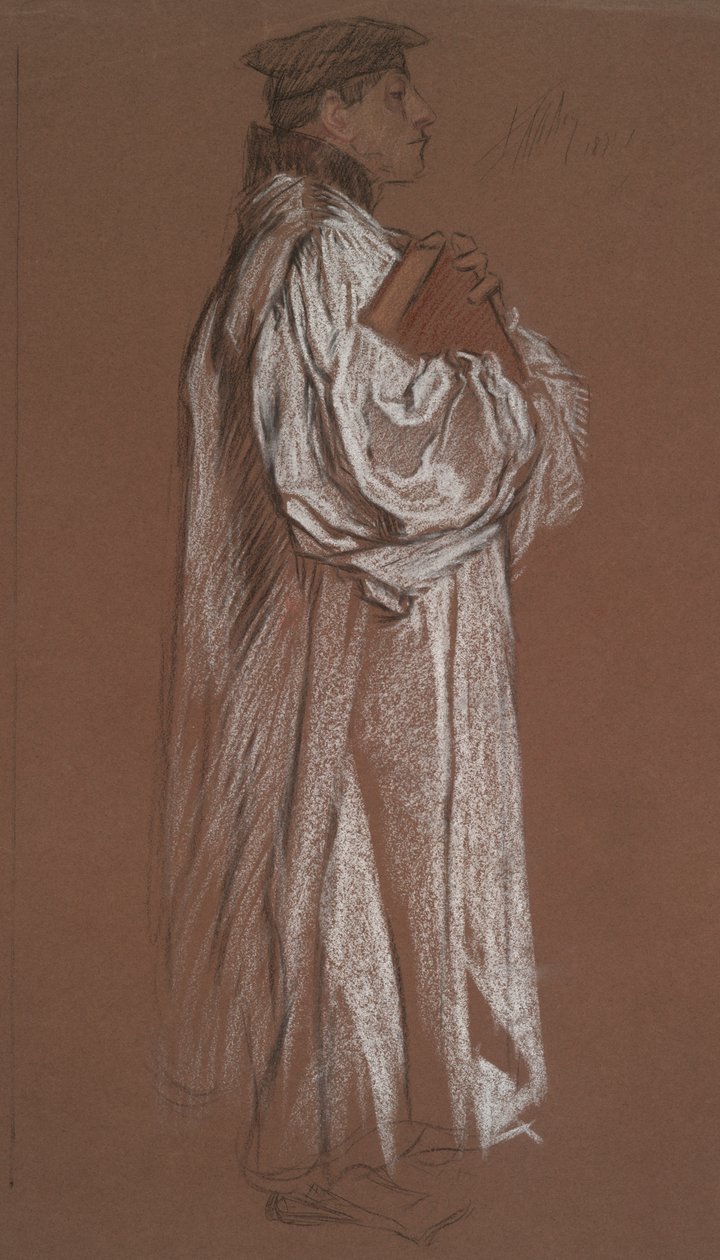 Figura pro proces s Catherine od Edwin Austin Abbey