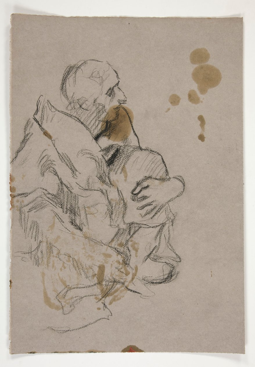 Figurální studie pro od Edwin Austin Abbey