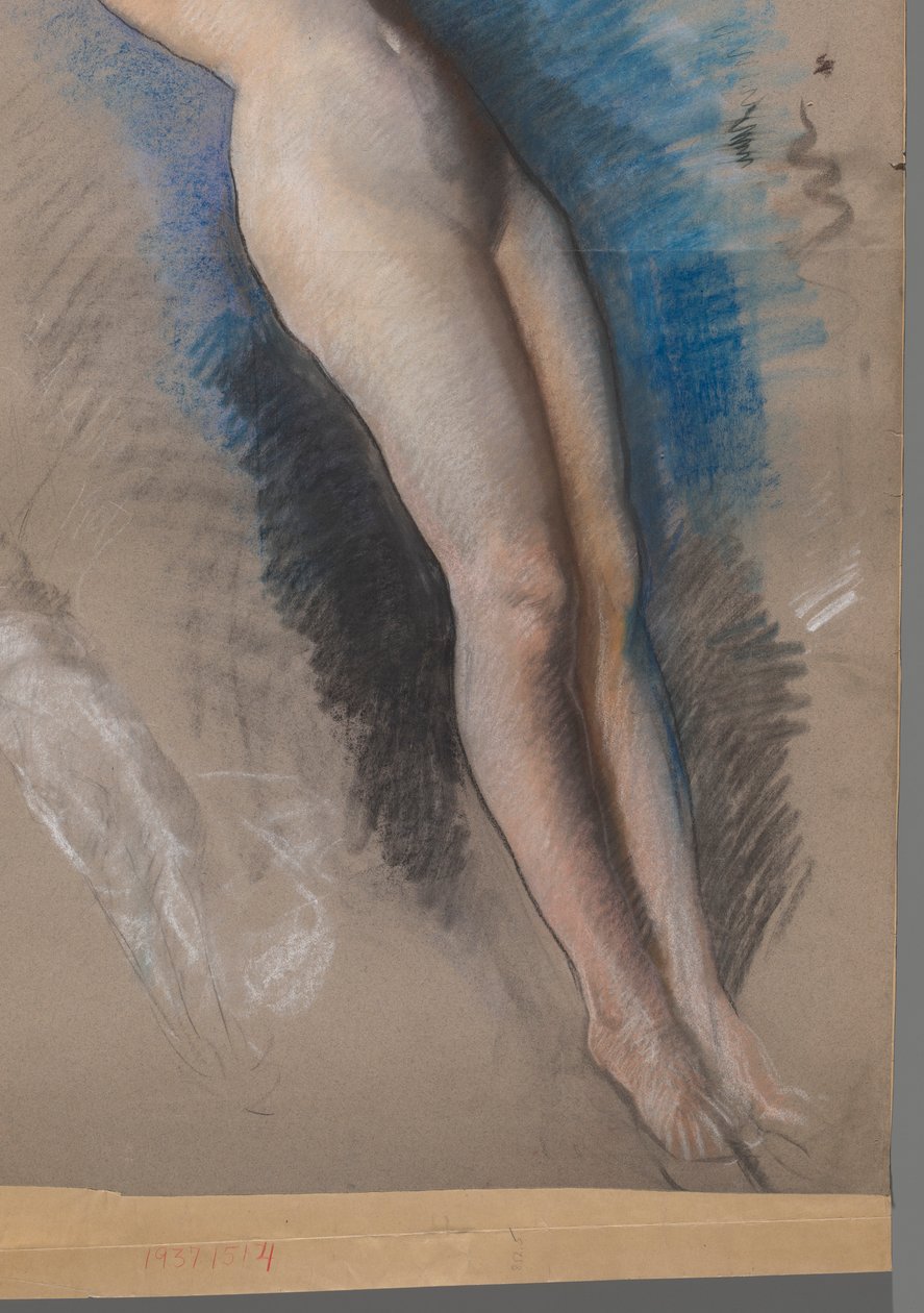 Figurální studie pro od Edwin Austin Abbey