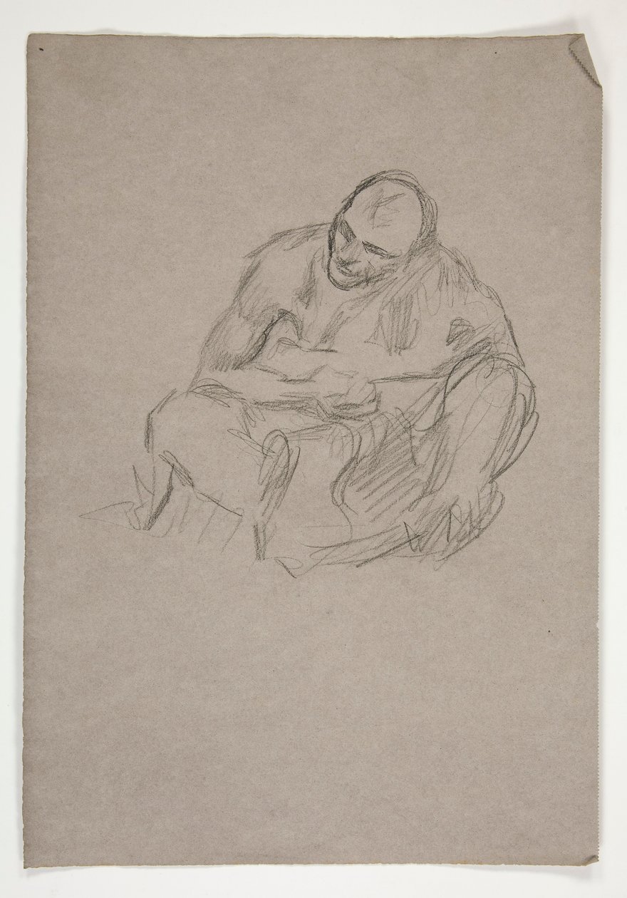 Figurální studie pro od Edwin Austin Abbey