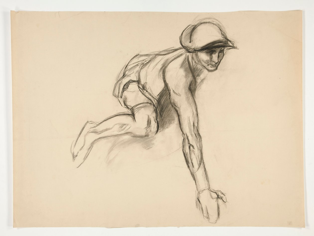 Figurální studie pro od Edwin Austin Abbey