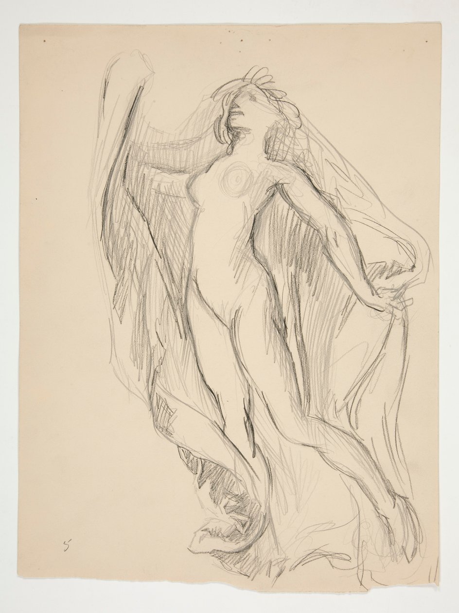 Figurální studie pro od Edwin Austin Abbey