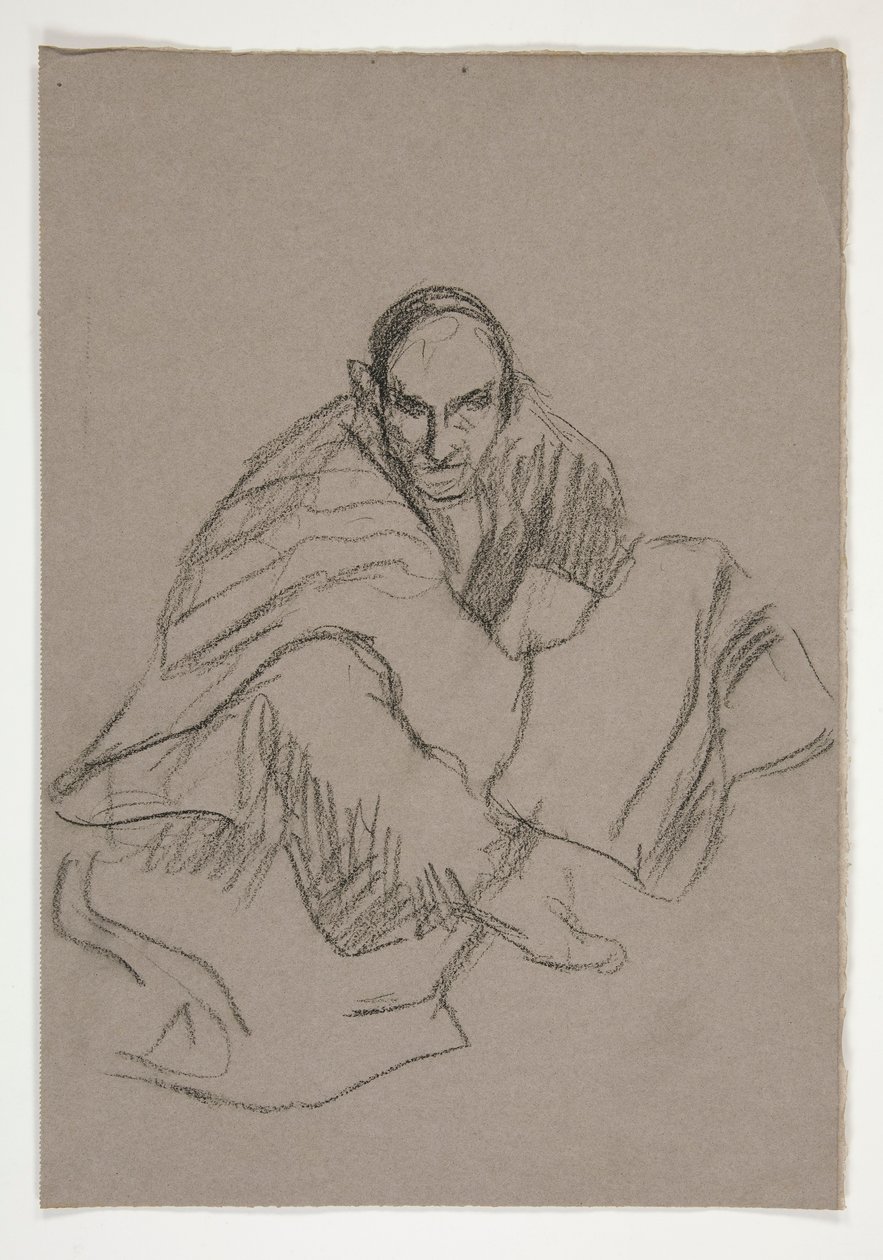 Figurální studie pro od Edwin Austin Abbey