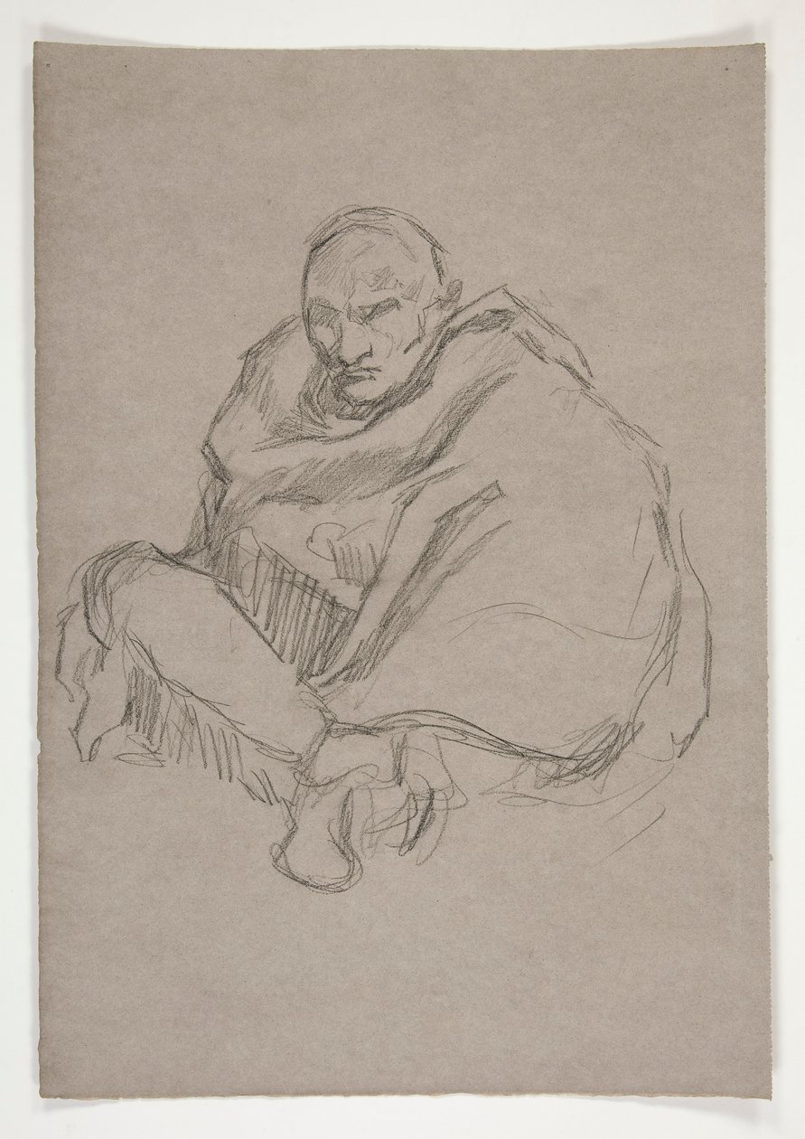 Figurální studie pro od Edwin Austin Abbey
