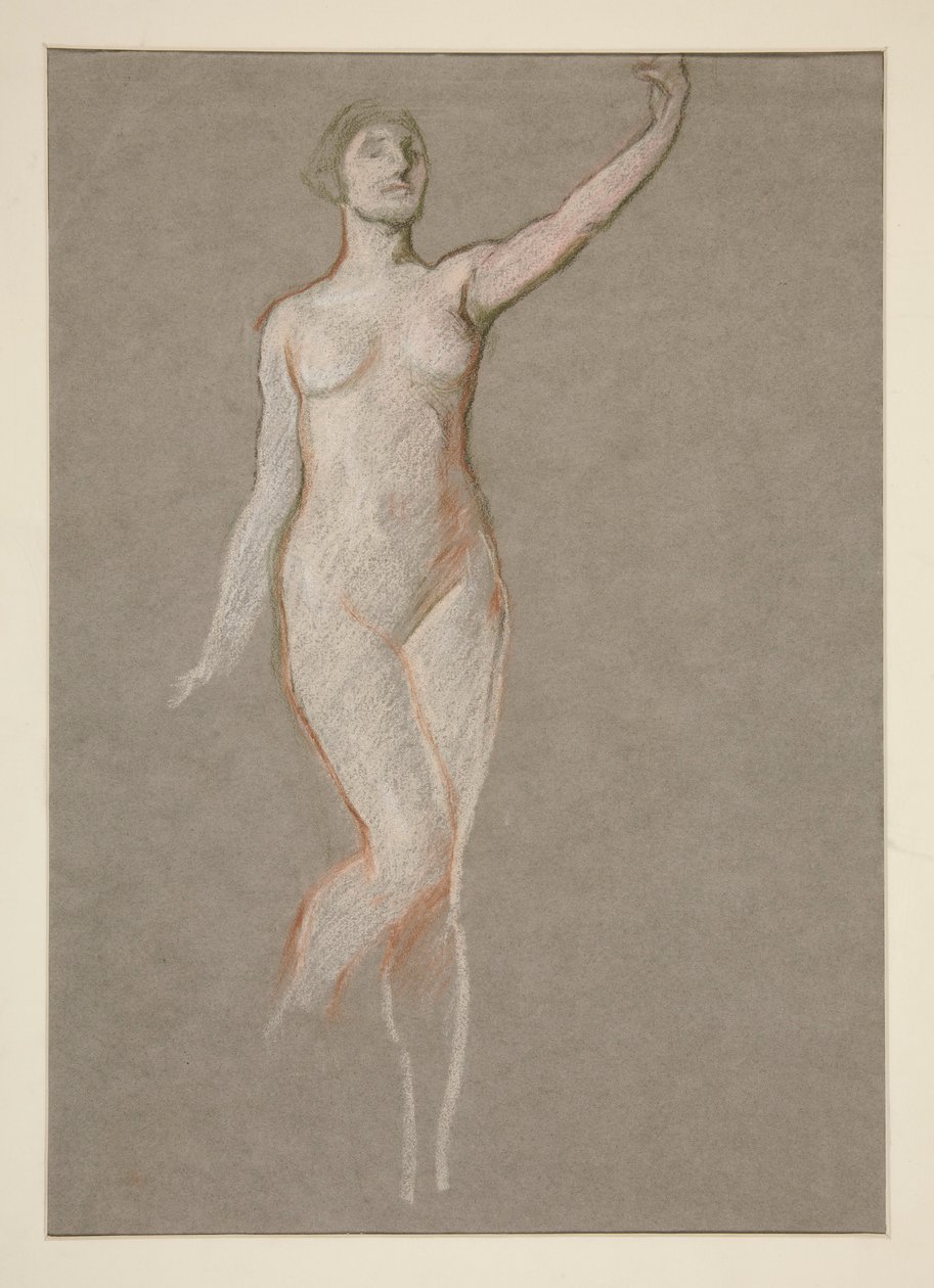 Figurální studie pro od Edwin Austin Abbey