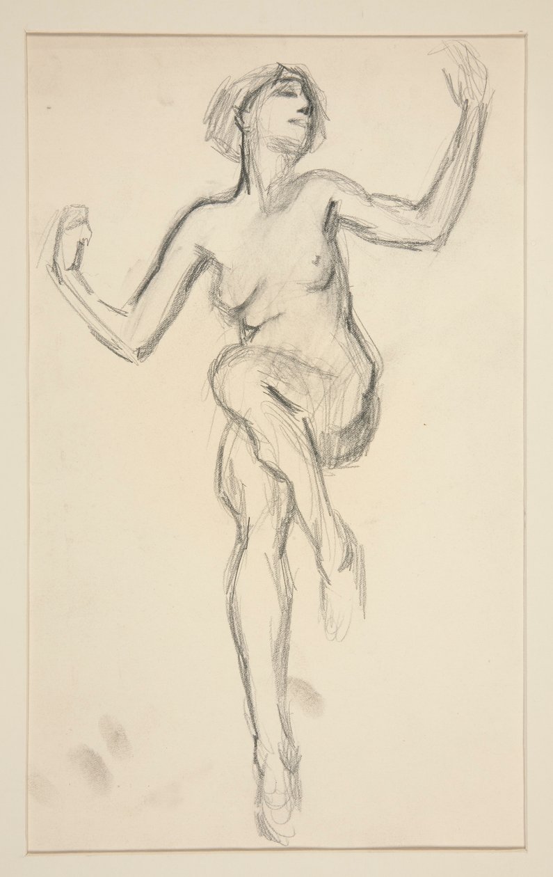 Figurální studie pro od Edwin Austin Abbey