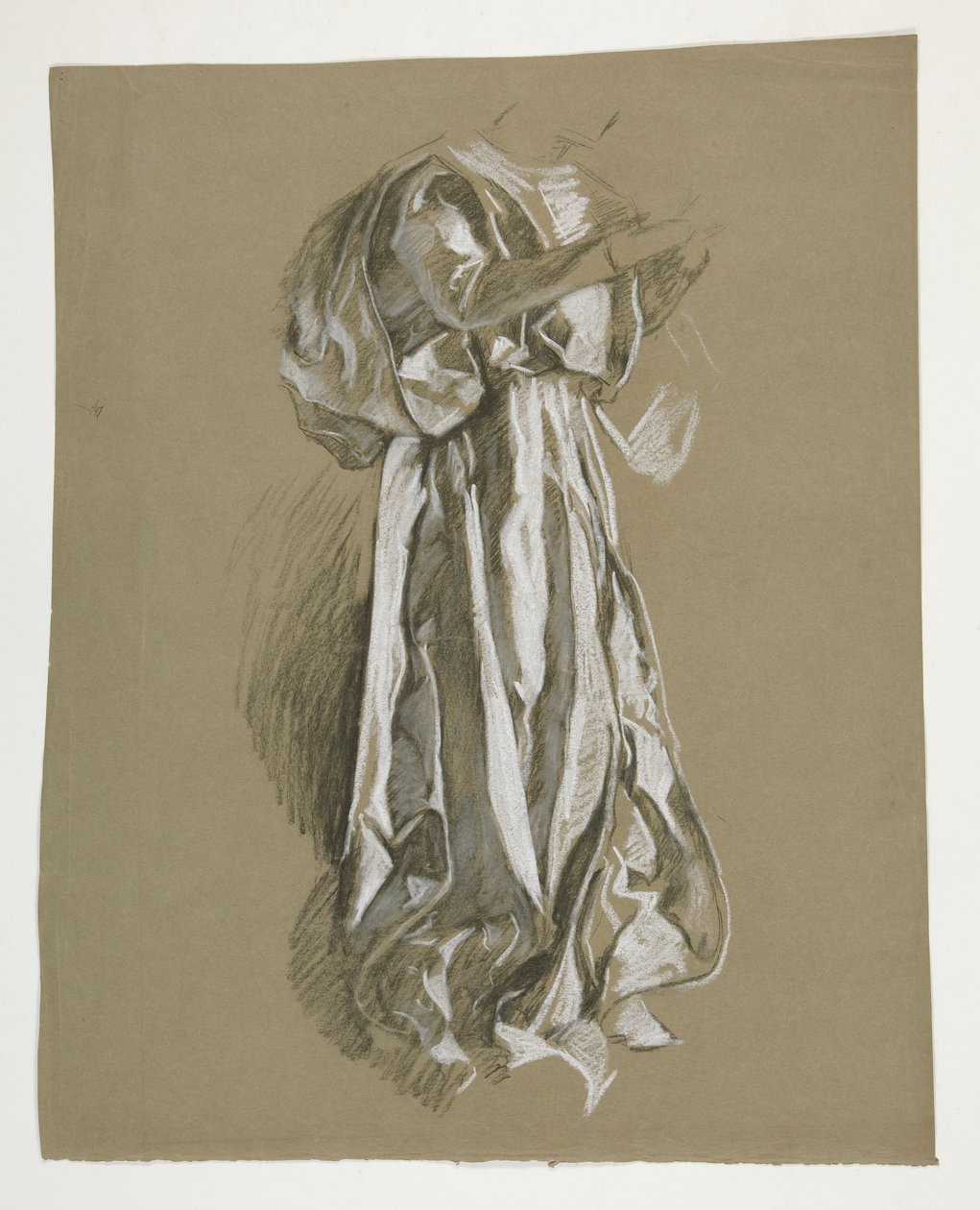 Figurální studie pro Infant Galahad, z The Quest of the Holy Grail (první ze série patnácti nástěnných maleb pro Boston Public Library, dokončena v roce 1901) od Edwin Austin Abbey