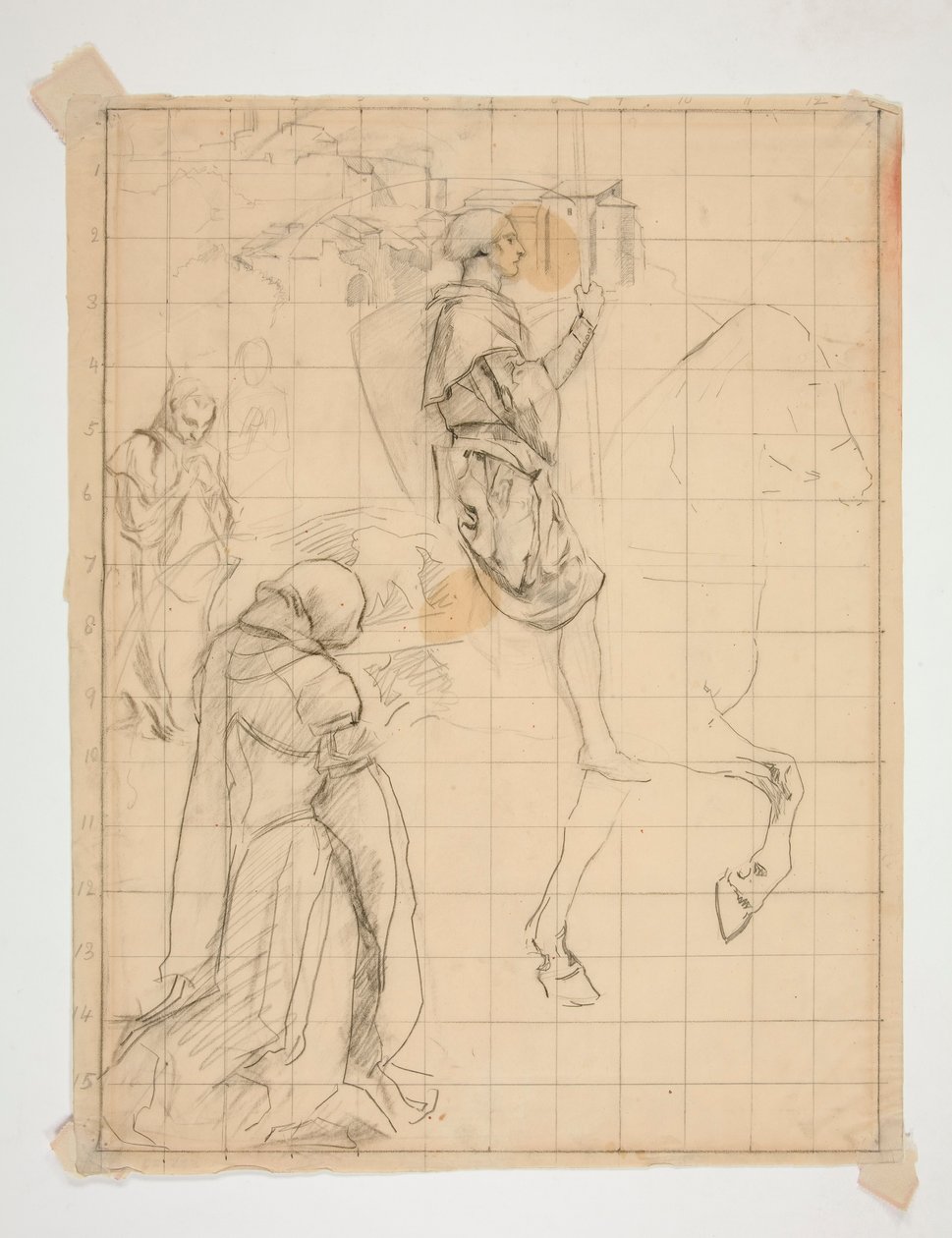 Galahad na koni: studium pro od Edwin Austin Abbey