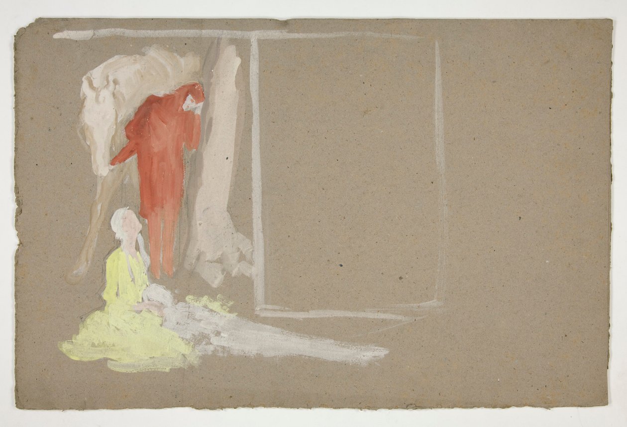 Skupina postav – (neidentifikovaná ilustrace) od Edwin Austin Abbey