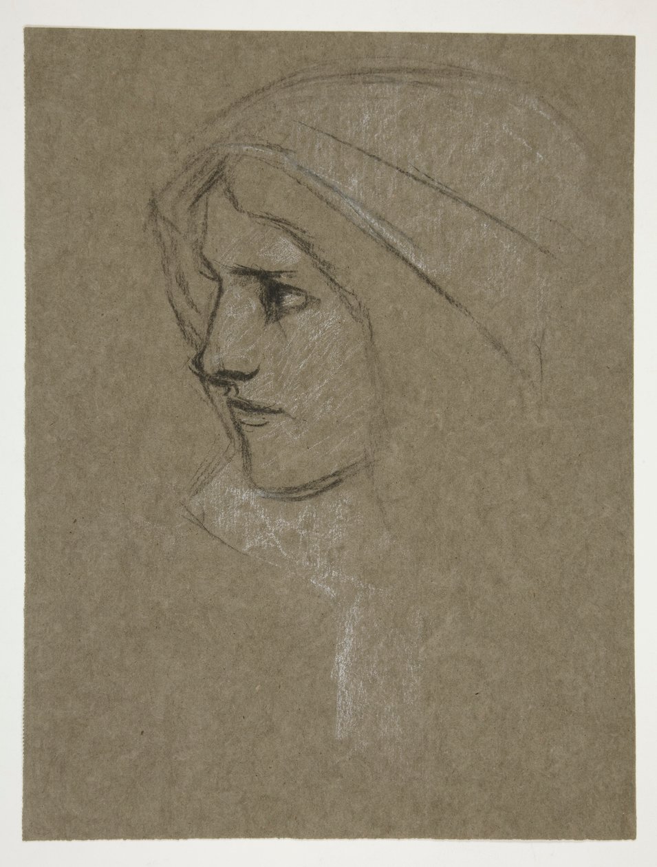 Hlava Cordelie od krále Leara od Edwin Austin Abbey