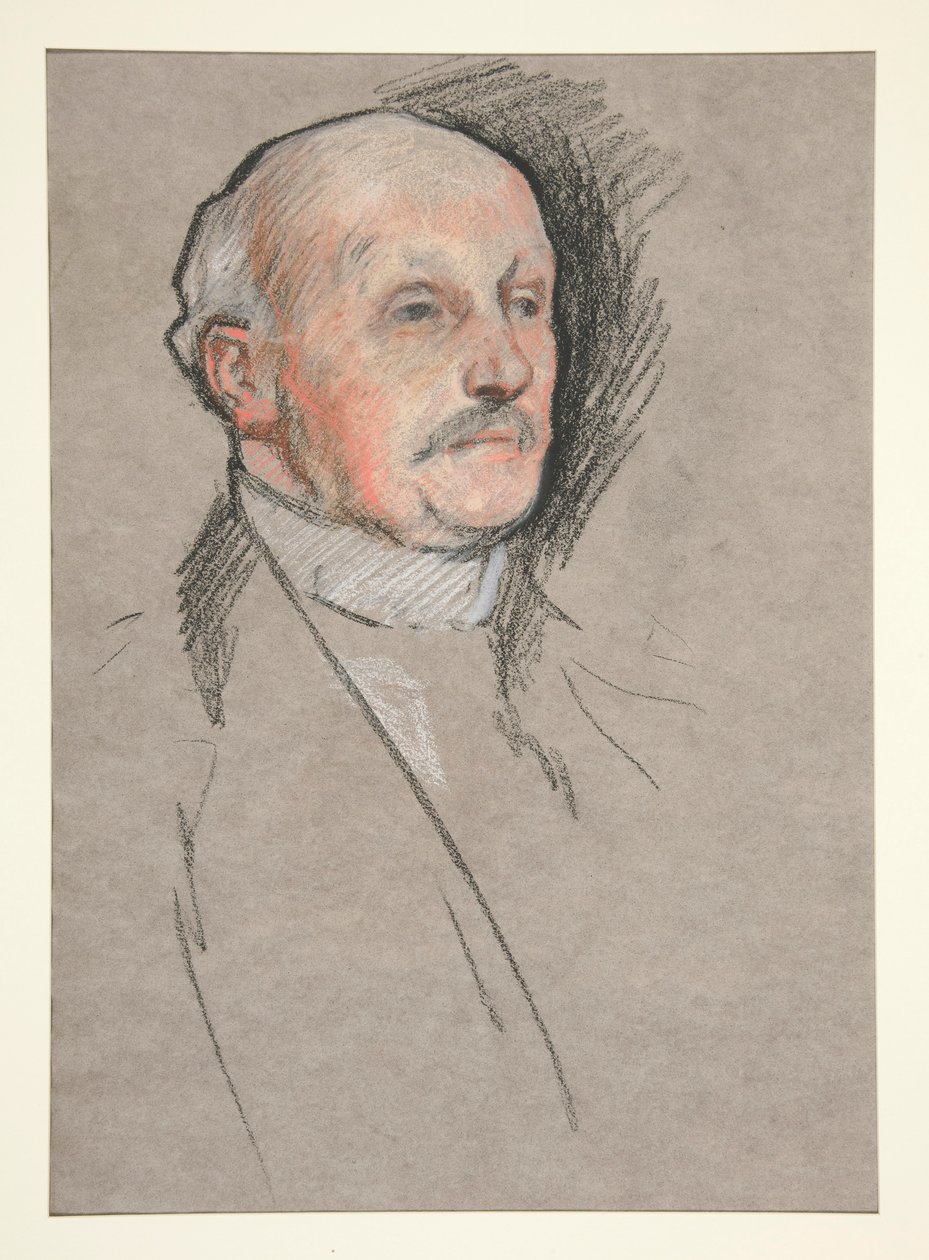 Hlava muže, korunovace od Edwin Austin Abbey
