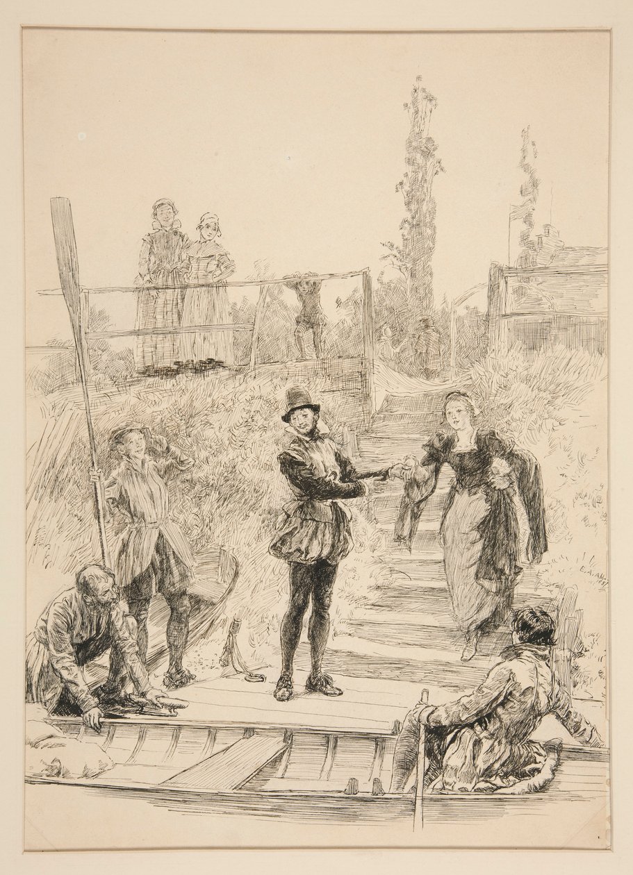 Ilustrace pro od Edwin Austin Abbey