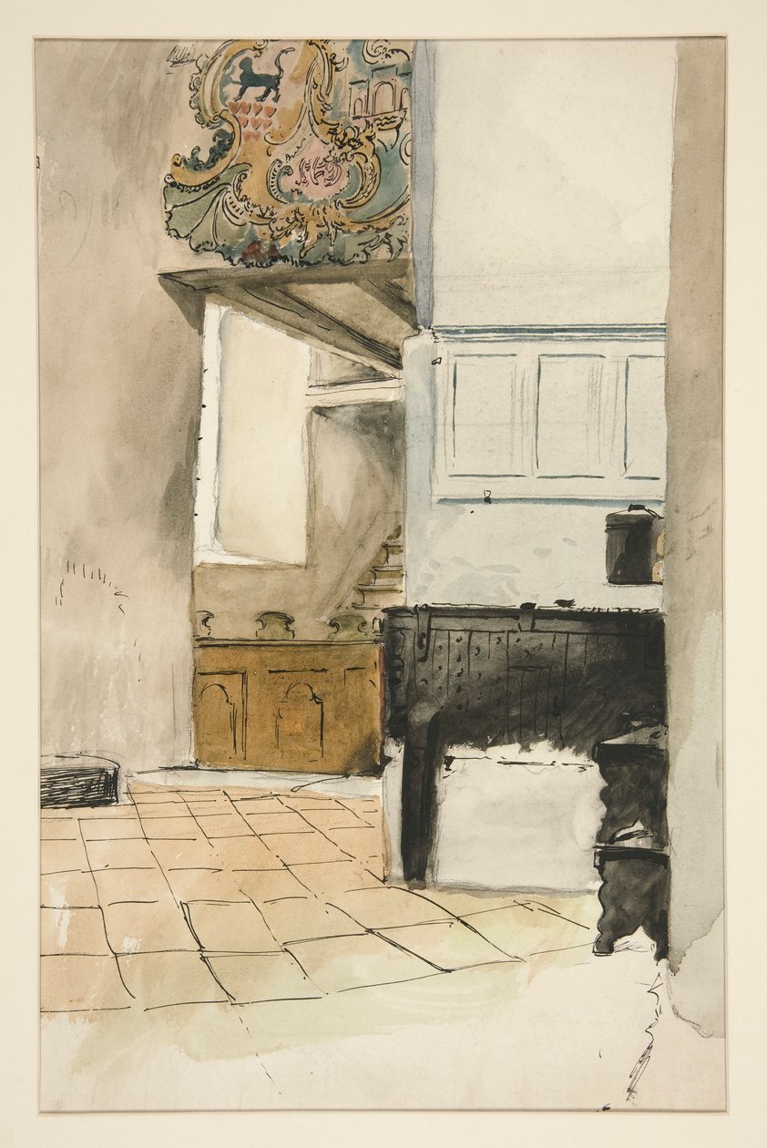 Vnitřní studie od Edwin Austin Abbey