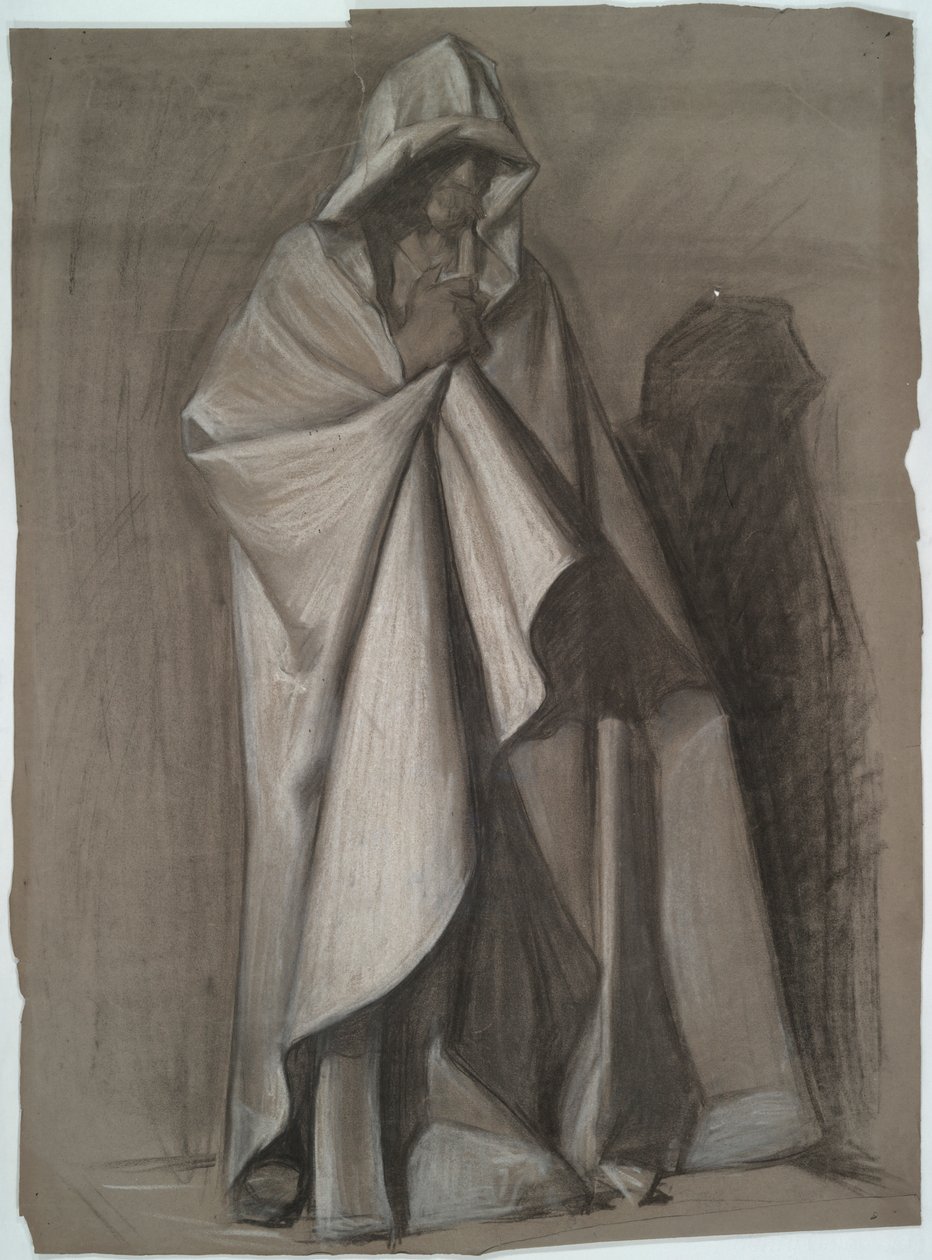 Josef z Arimatie, Figurální studie pro od Edwin Austin Abbey
