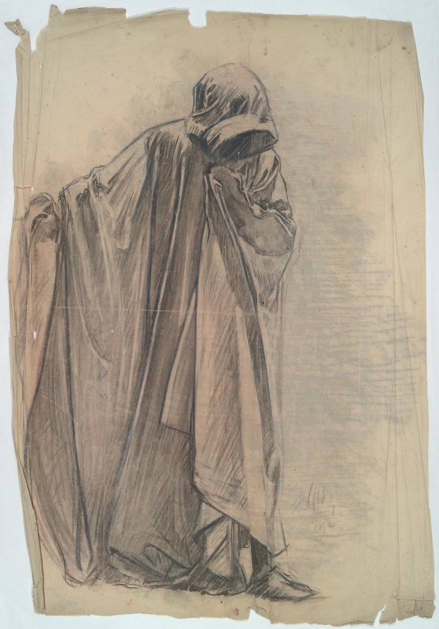 Josef z Arimatie, Figurální studie pro od Edwin Austin Abbey