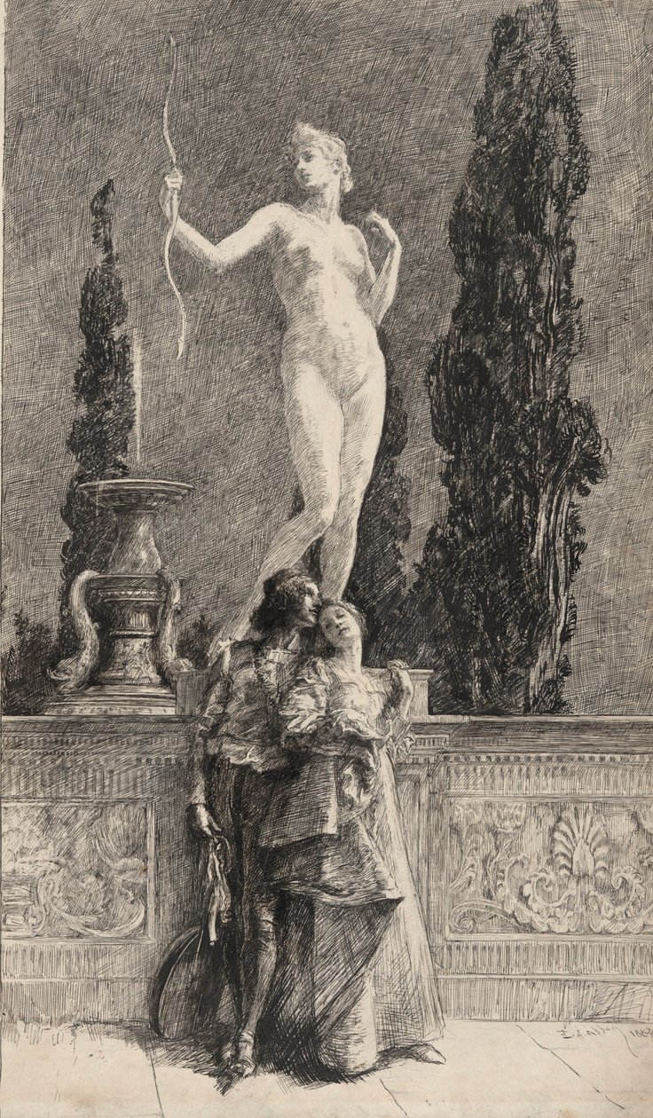 Lorenzo a Jessica: od Edwin Austin Abbey