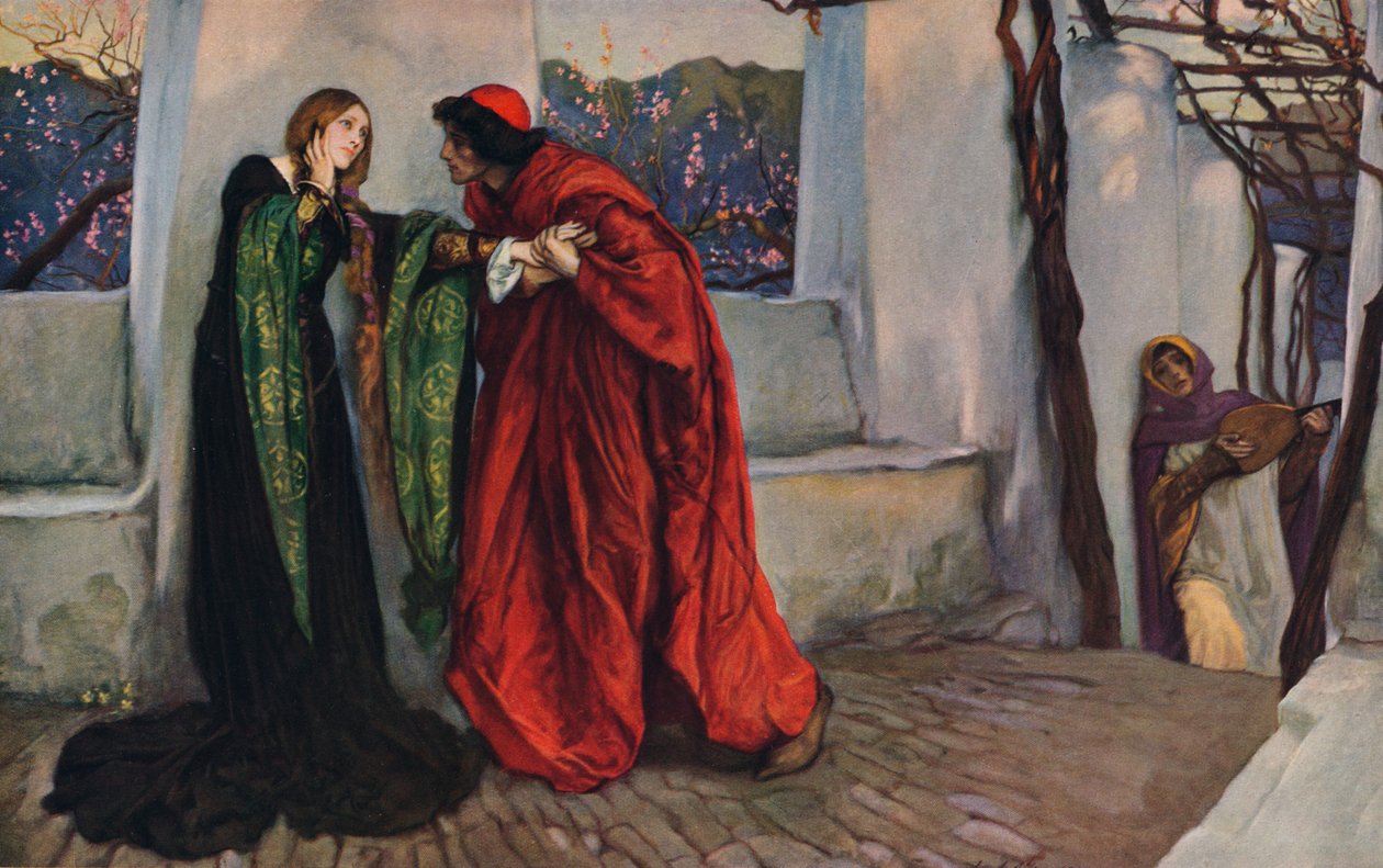 Ó Mistress Mine, kde se touláš, 1899 c1940 od Edwin Austin Abbey