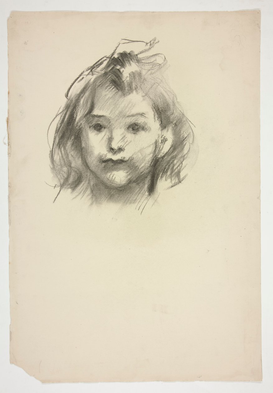 Portrét dívky (neznámý hlídač) od Edwin Austin Abbey