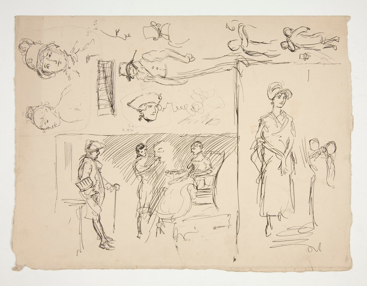 List figurálních studií od Edwin Austin Abbey