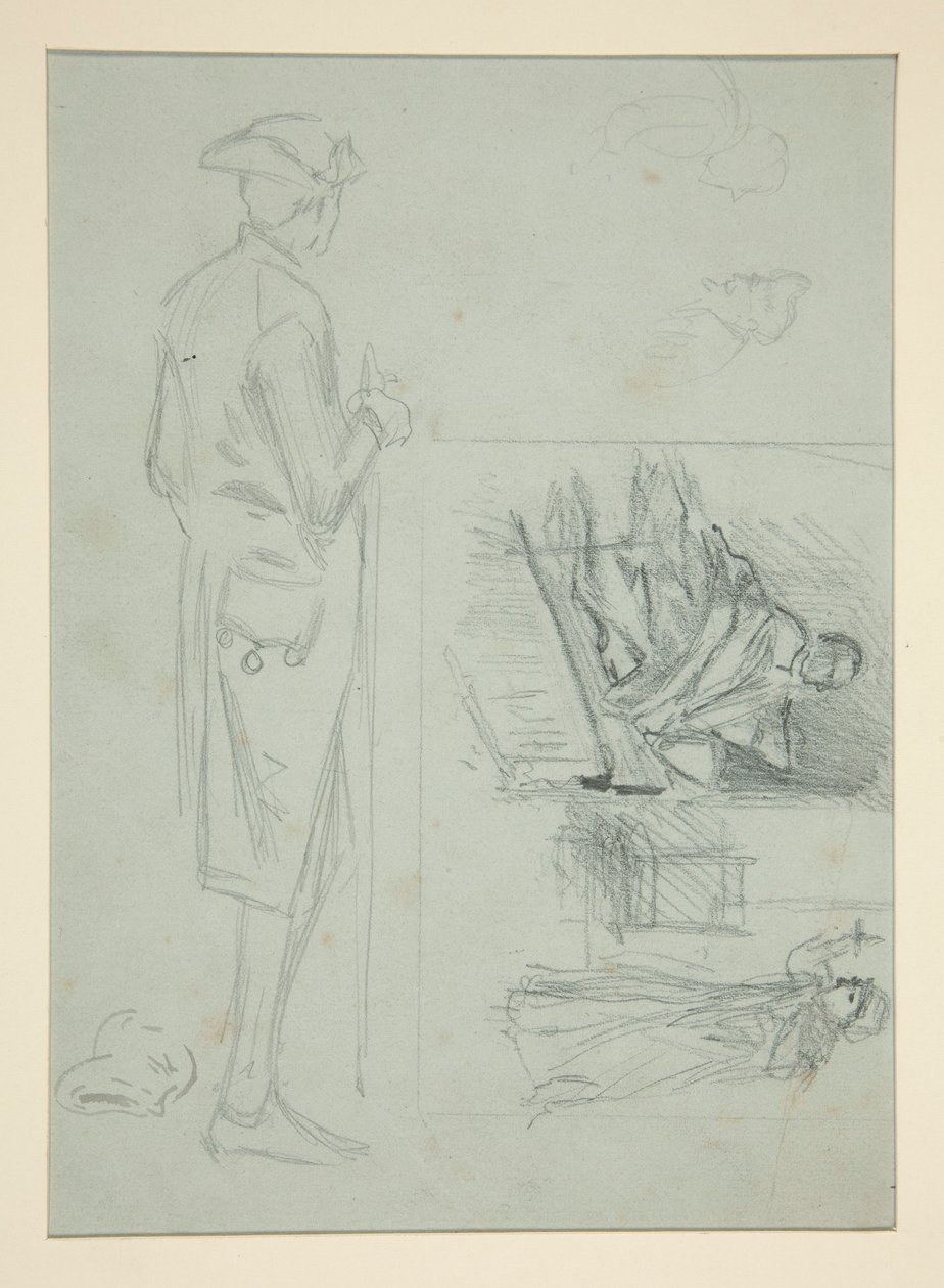List náčrtů od Edwin Austin Abbey