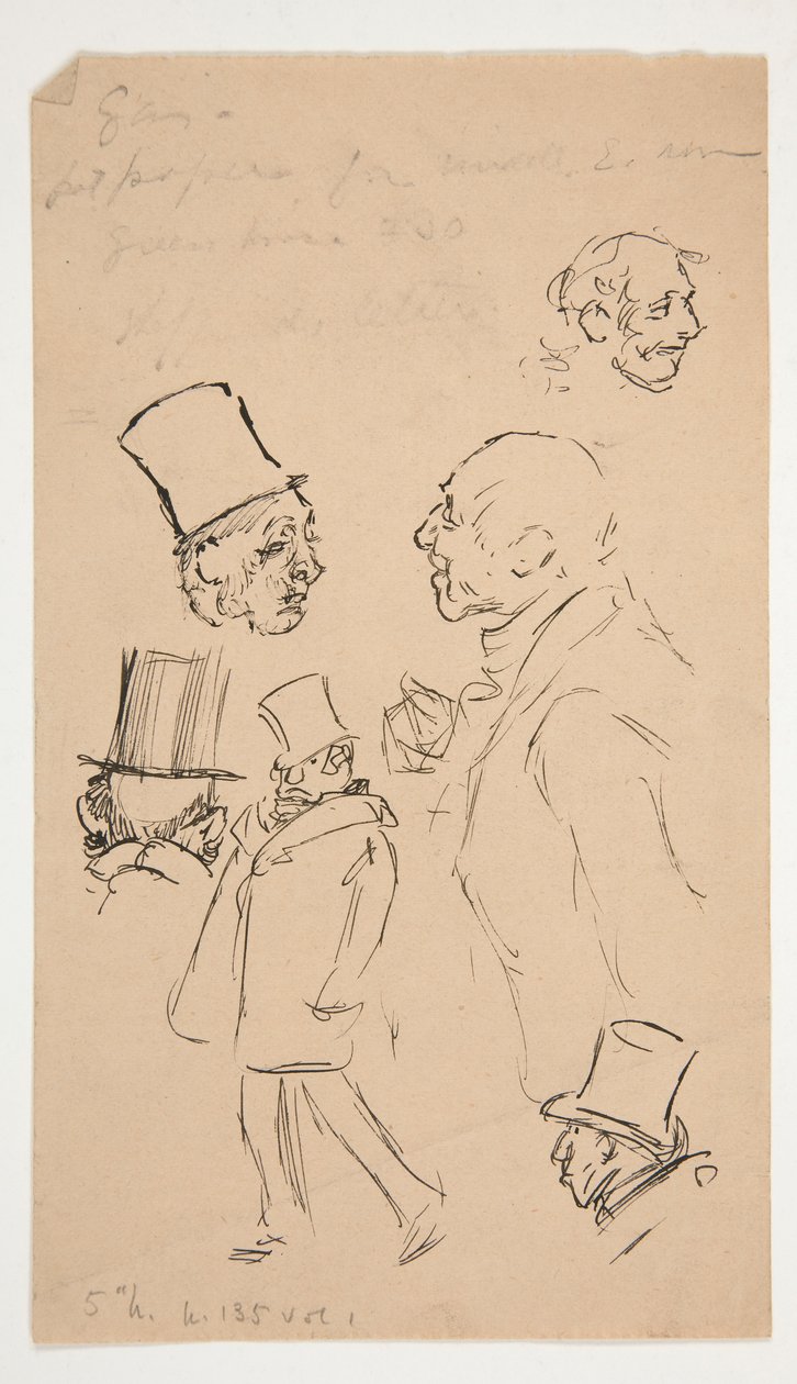 List náčrtů od Edwin Austin Abbey