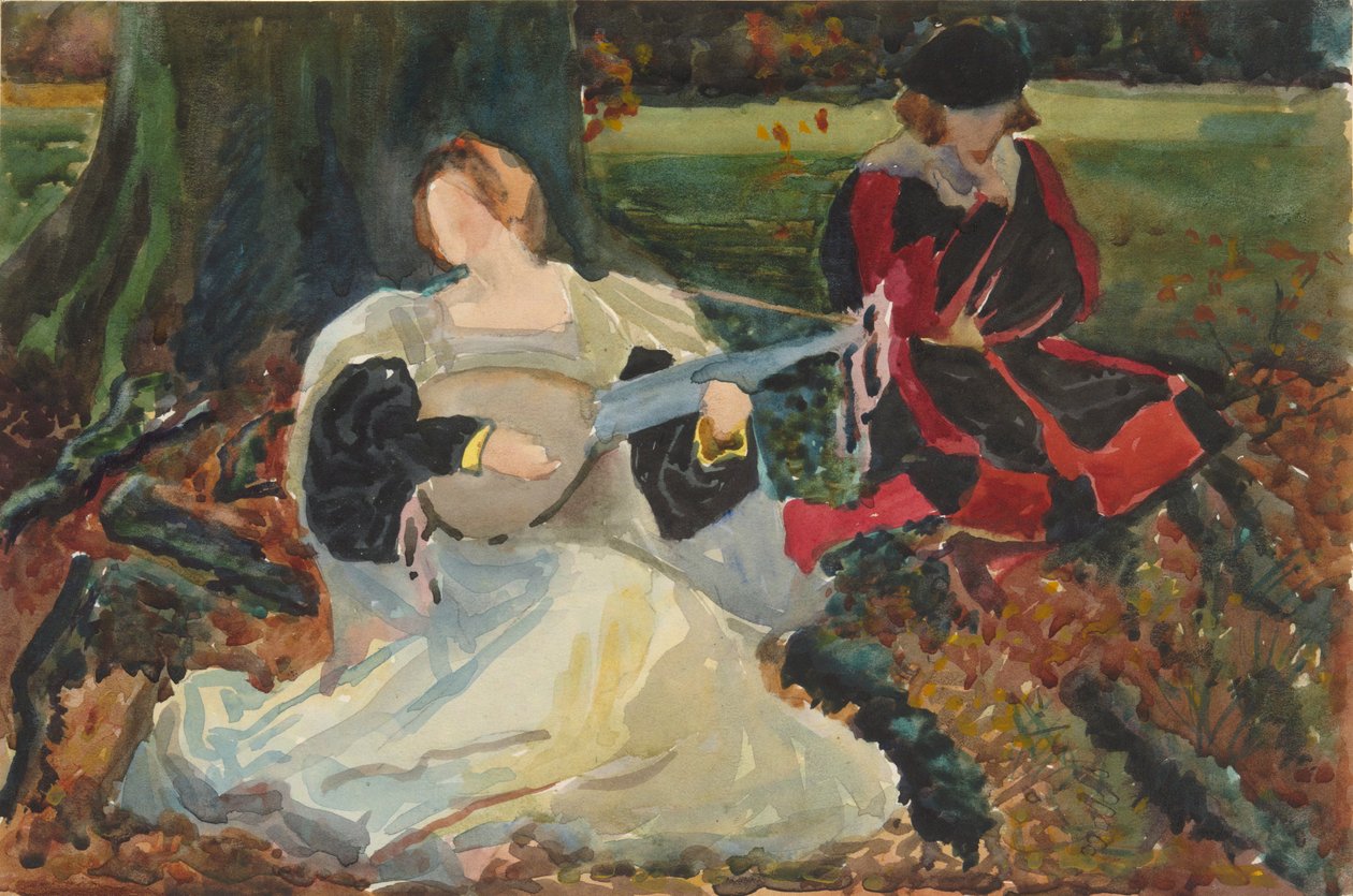 Studie pro od Edwin Austin Abbey